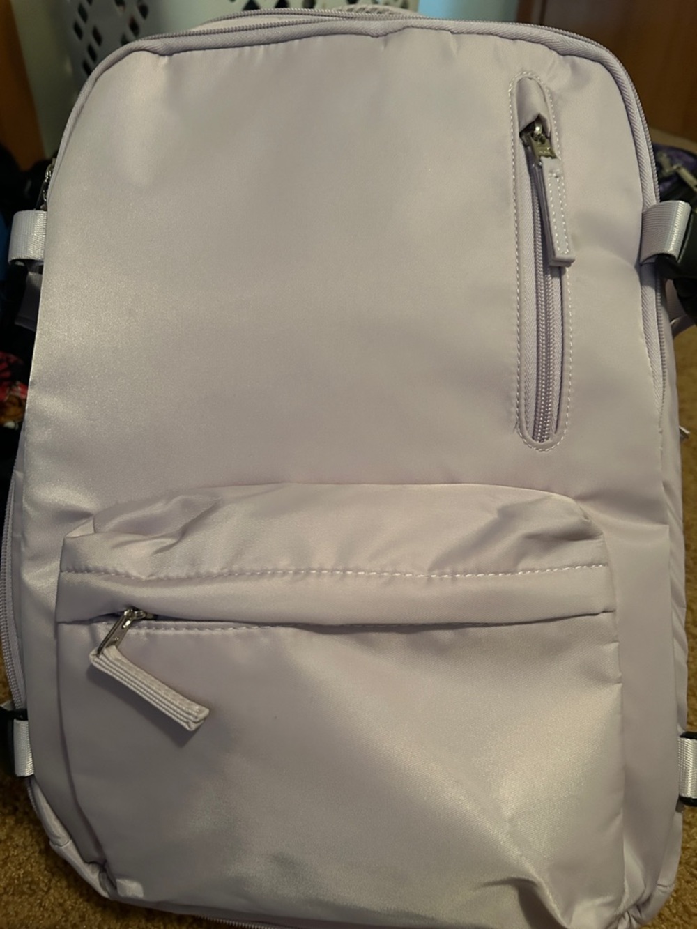 Light Lavender Backpack - Minimal Everyday Bag